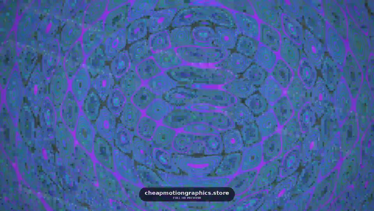 Vibrant Abstract Concentric Pattern