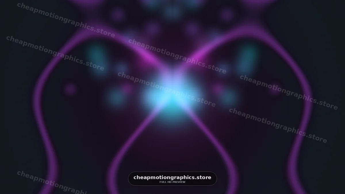 Abstract digital art with glowing shapes and patterns