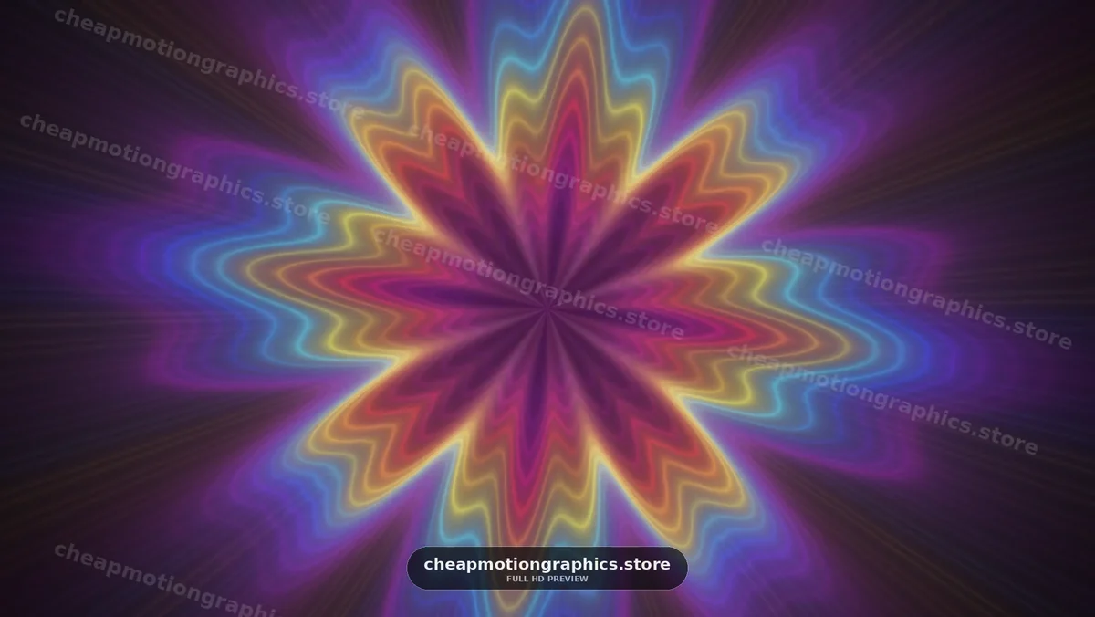 Colorful abstract pattern with wave shapes and light effects