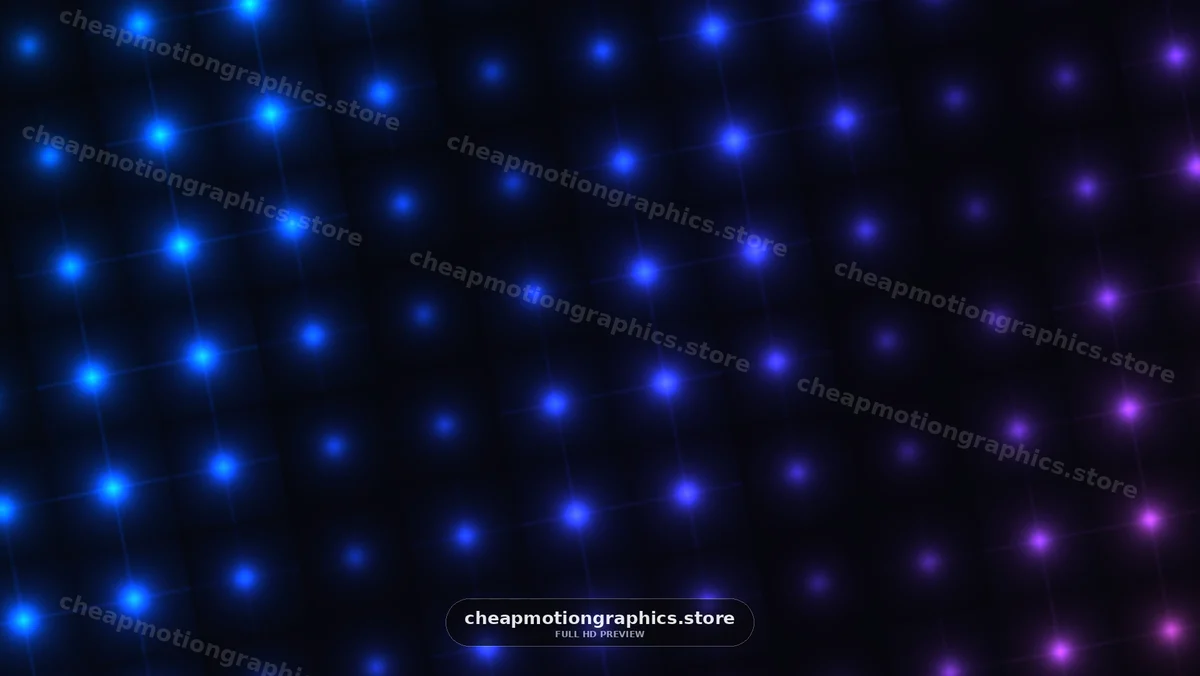 Glowing Pink and Blue Light Grid